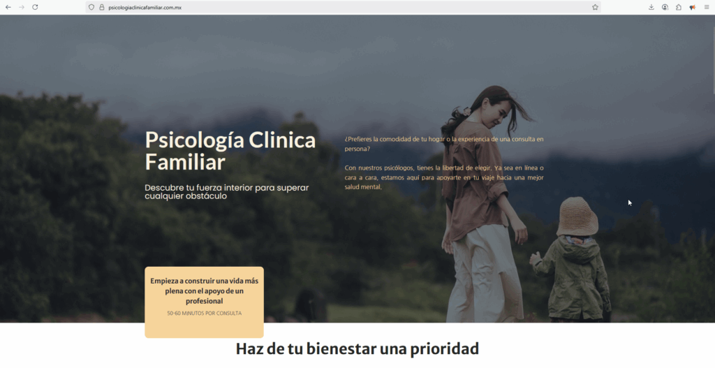 psicologia clinica familiar sitio web