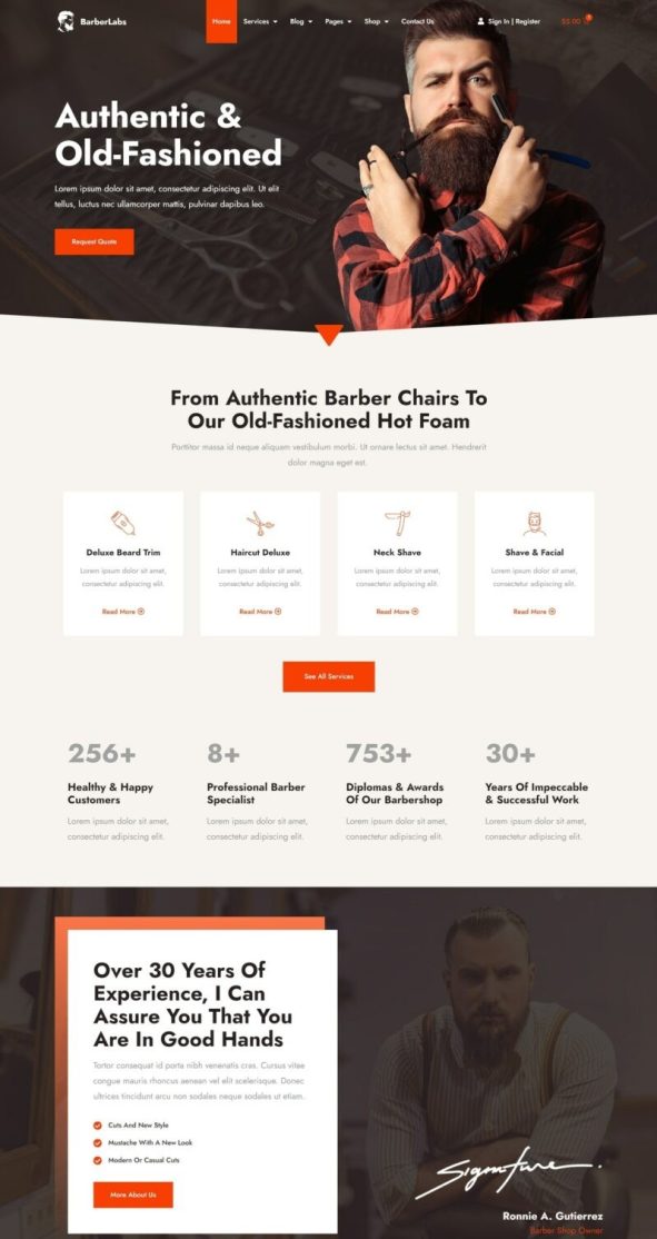 home barber shop preview